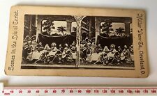 Victorian SCENES IN THE LIFE OF CHRIST Miller View Cleveland Ohio Stereoview