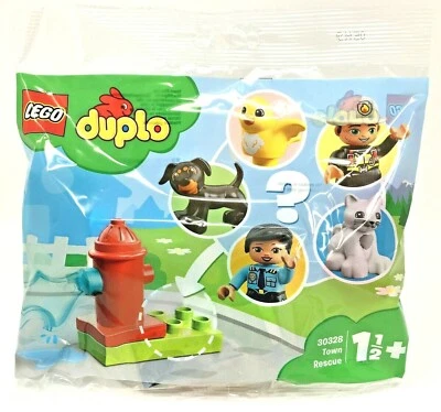 Lego DUPLO Set 30328 TOWN RESCUE Polybag--YOU CHOOSE Police/Fireman/Dog/Cat/Bird - Image 1 of 2