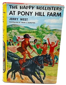 The Happy Hollisters at Pony Hill Farm by Jerry West HC Book Gutter Code 50G - Imagen 1 de 18