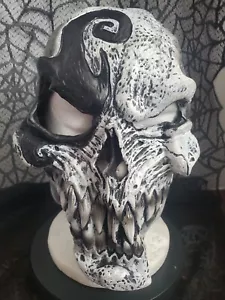 California Costumes Inc Skeleton Skull Spooky Halloween Adult Mask Black Eye Y - Picture 1 of 16
