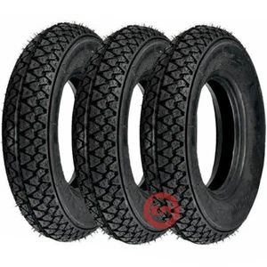 KIT 3 GOMME PIAGGIO APE 50 PNEUMATICI 100.90-10 61L OMOLOGATO BATTISTRADA S83 - Imagen 1 de 4
