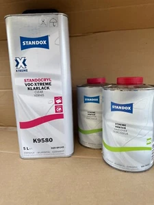 Standox VOC-Xtreme Clear K9580 Air Dry Lack Pack 5lt K9580 2 x 1lt Härter - Bild 1 von 2