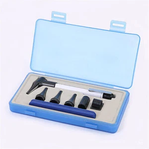Otoscope Ear Scope Medical LED Light Diagnostic Kit Ear Wax Examination Tools - Picture 1 of 10