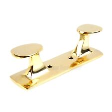 Solid Brass Cleat Hook Coat Towel Purse Hanger Wall Mounted Nautical Boat Decor