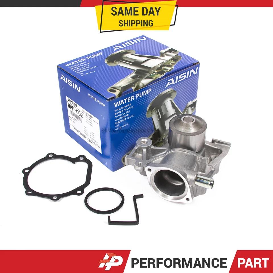 Bomba de agua AISIN para 93-06 2,2 L y 2,5 L Subaru no turbo 16 V SOHC EJ18 EJ22 EJ25 Foto 1 de 4