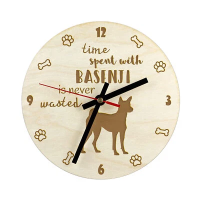 Basenji horloge en contreplaqué Art-Dog - Image 1 of 4