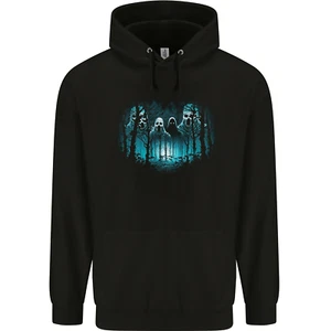 Ghosts in the Woods Halloween Spooky Spirits Childrens Kids Hoodie - Picture 1 of 3