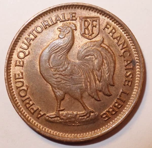 Afrique Equatoriale Française Libre, 50 Centimes 1943, SUP !! - Picture 1 of 2