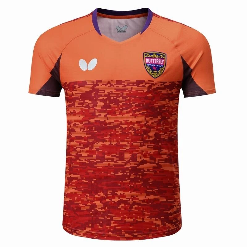 Adult Kid Butterfly Sports Short Sleeve Tops Tennis Clothes Badminton Wear T - Image 1 of 4