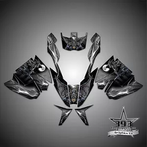 Arctic Cat ProClimb ProCross Graphics Kit Wrap Decal 2012-2016 Guardian Black - Bild 1 von 1