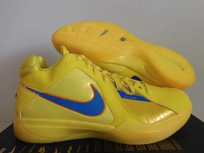 Nike Zoom Kd III Kd 3 Christmas Vibrant Yellow-Photo Blue Sz 9.5 [FD5606-700] - Image 1 of 4