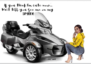 Can Am Spyder T-Shirts Motorrad Damen Canam - Bild 1 von 1