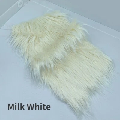 Faux Fur Fabric 8CM Long Fluffy DIY Material Sewing Toy Doll Hair 25 45CM - Image 1 of 4