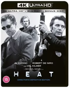 Heat (Al Pacino Robert De Niro Val Kilmer) New 4K Ultra HD Region B Blu-ray - Picture 1 of 1
