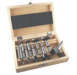 HW HM SK3 Hartmetall Kunstbohrer Forstnerbohrer Satz von Edessö 10 teilig Neu - Bild 1 von 1