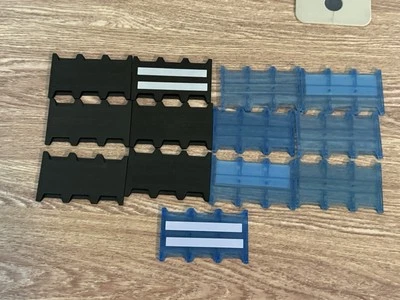 OEM Olympus xD Picture Card Holder (Holds 6 Memory Cards) Lot of 13 Black Blue - Image 1 of 4