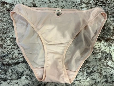 Vintage Frederick’s Of Hollywood Satin Feel Bikini Size Medium Pink NWOT - Image 1 of 4
