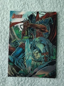 1995 Topps Image Universe Spawn #49 Medieval Spawn foil, Todd McFarlane art card - Picture 1 of 3