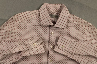 Etro Shirt Mens Medium Patterned Long Sleeve Made In Italy Dressy Casual - Image 1 of 4