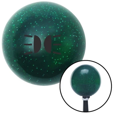 Black Tail Lights Green Metal Flake Shift Knob w/ M16x1.5 Insert Shifter Auto Foto 1 de 4