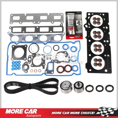 Juego de juntas de culata con kit de correa de distribución para Chrysler PT Cruiser Dodge 2003-2009 2,4 L Foto 1 de 4