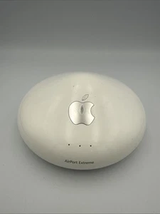 Apple AirPort Extreme Base Station 54 Mbps Wireless G Router W/ 56k Modem, A1034 - Picture 1 of 9