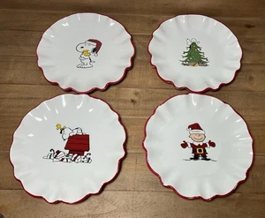 PEANUTS™ x Williams Sonoma Holiday Salad Plates, Set of 4 - Picture 1 of 8