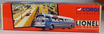 Corgi Classic 1/43 Diecast GM 5301 Fishbowl Lionel City Bus Services 54401 MIB - Image 1 of 2