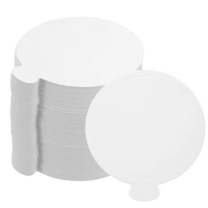 200pcs Mini Cake Boards, Mousse Cake Cardboards Round Cake Bases (White) - Picture 1 of 5