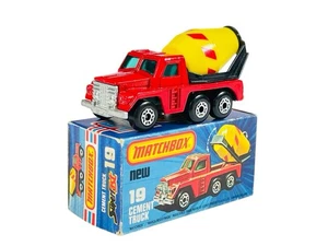 Matchbox Lesney Superfast MB19 Blue Window Cement Truck w/K Box - Picture 1 of 13