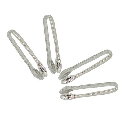 4 Pezzi 1/12 Pinze In Metallo Fermagli Per Alimenti Pentole Mobili In Miniatura - Immagine 1 di 4