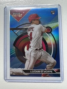 Logan O'Hoppe - #19- 2023 Finest Hot Box Blue Refractor   /150 RC 🔥🔥🔥