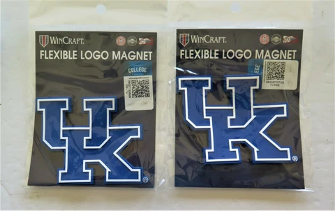 LOT OF TWO (2) KENTUCKY WILDCATS, FLEXIBLE MAGNETS FROM WINCRAFT Cover