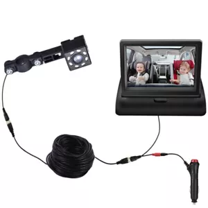Front Rear Side View Backup Camera 4.3" Car Monitor Folding For Truck SUV MPV US - Picture 1 of 12