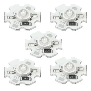 Cuentas de chip de luz LED COB 3W 60lm 460-465nm 20mm 5VDC azul 5 piezas - Imagen 1 de 5
