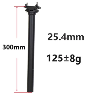 Carbon Sattelstütze 25,4/27,2/30,9/31,6 MTB/Rennrad Sattelstütze Ultraleicht 130g 62C - Bild 1 von 21