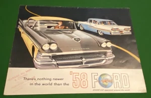 Notice Publicitaire  Gamme FORD - 1958 - Imagen 1 de 4