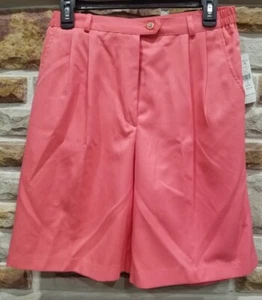 Coral Bay Golf Women’s Bermuda Shorts. Salmon Size 8. NEW - Picture 1 of 7