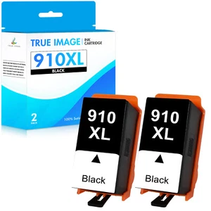 2PK 910XL Czarne wkłady atramentowe do HP OfficeJet Pro 8010e 8012 8022 8025e 8028 - Zdjęcie 1 z 5