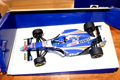 1/18 MINICHAMPS WILLIAMS FW19 JACQUES VILLENEUVE FORMULA ONE 1997 CON CONDUCTOR Foto 1 de 4