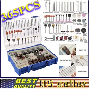 365Pc Abrasive Dremel Rotary Tool Accessories Kit Grinding Sanding Polishing Set - Picture 1 of 12