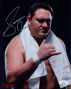 Samoa Joe TNA Wrestling Signed 8x10 Glossy Photo JSA Authenticated - Picture 1 of 2