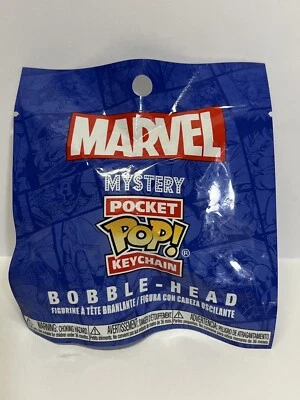 NEW Funko Marvel Mystery Pocket POP! Keychain Keyring BOBBLE-HEAD blind bags - Image 1 of 4