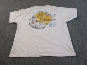 Vintage Northeastern Louisiana Shirt Adult Extra Large Gray Hanes NLU Mens * - Picture 1 of 14