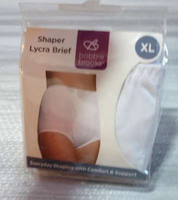 Bobby Brooks Shaper Lycra Brief XL 16/18 Tummy Control Color Ivory Underwear - Imagem 1 de 4