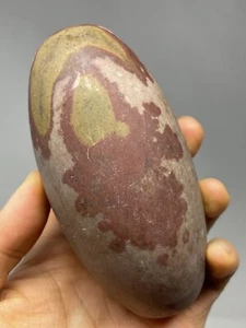 Narmada River Large Shiva Lingam w/ Stand 1LBS 2.9oz Reiki Crystal L8 - Picture 1 of 9