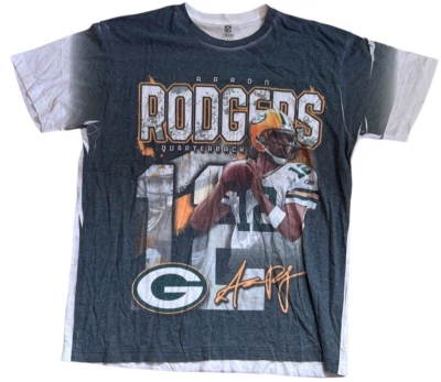 Camisa NFL Aaron Rodgers Talla Grande Estampado Gráfico Green Bay Packers #12 Foto 1 de 4