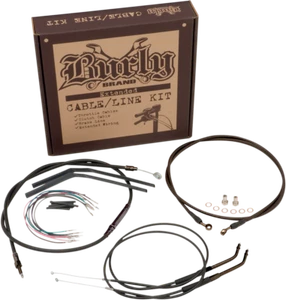 00-03 for Harley FLSTC BURLY BRAND Control Kit 18" Ape Hanger Handlebars B30-101 - Picture 1 of 1