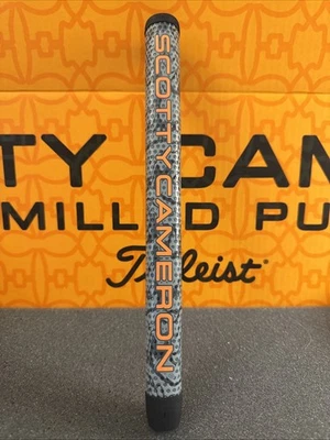 Scotty Cameron 迷幻迷彩橙色灰色斗牛士中型推杆握把新品 — 第 1/3 张图片