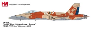 1/72 F/A-18A 3 SQN 100th Anniversary Scheme A21-27 Raaf Base Williamtown 2016 - Picture 1 of 1